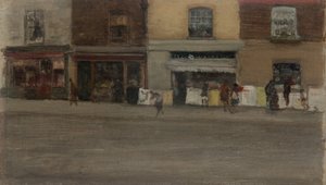 チェルシーショップ 作： James Abbott McNeill Whistler